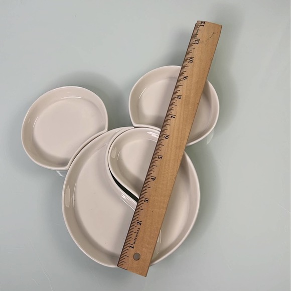 Disney Mickey Mouse Puzzel Ceramic Plates EUC - Picture 6 of 7